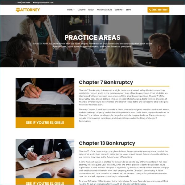 Bankruptcy Attorney Website