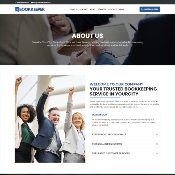 Bookkeeper Website