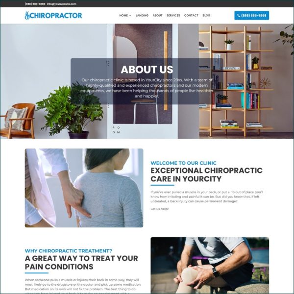 Chiropractor Website