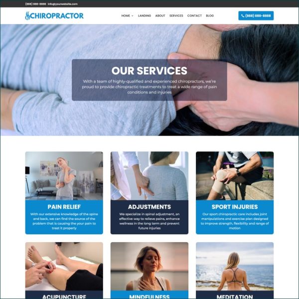 Chiropractor Website