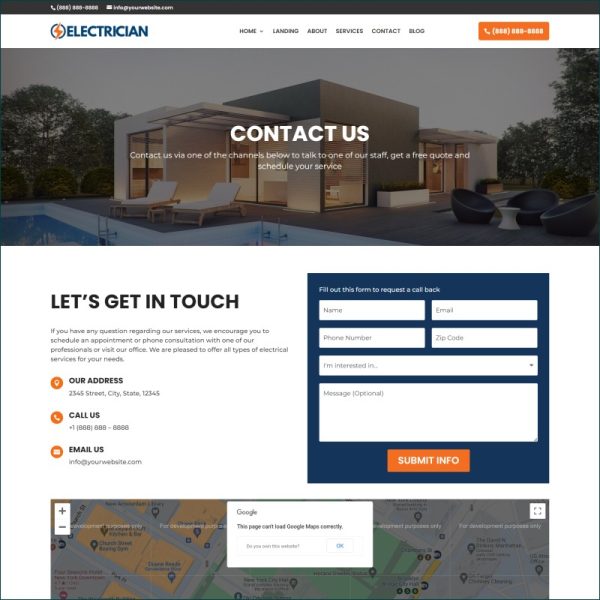 Electrician Website