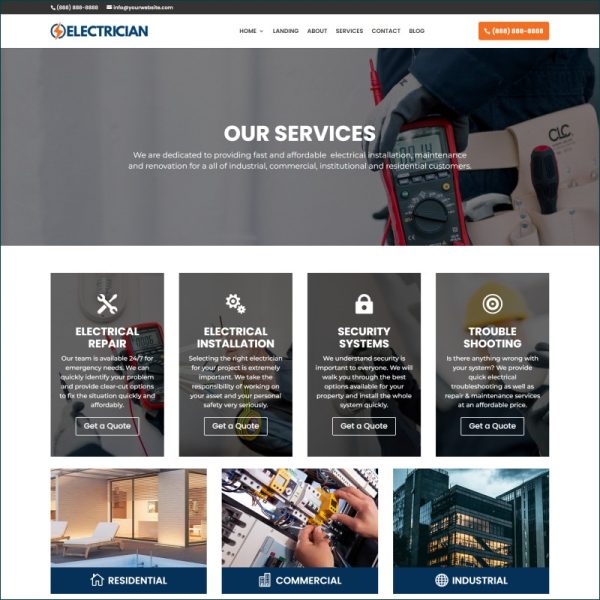 Electrician Website