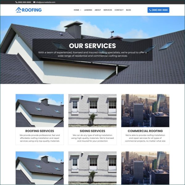 Roofing Website