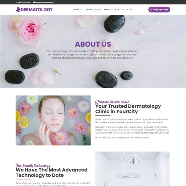 Dermatologist Website