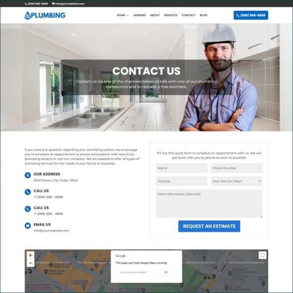 Plumber Website