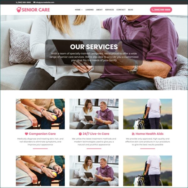 Senior Care Website